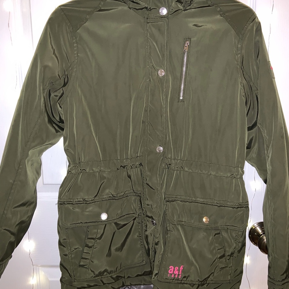 Green Abercrombie and Fitch Jacket